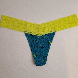 Y2K NoBo Varsity Thong Size Lg